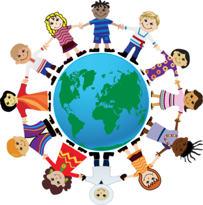 children holding hands 